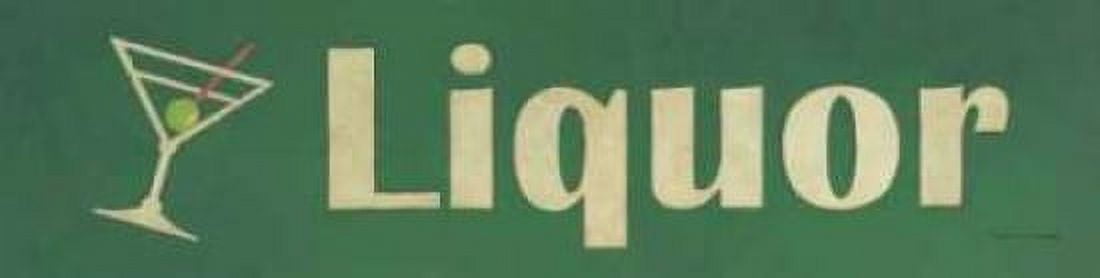 Liquor Canvas Art - Stephanie Marrott (8 x 24)