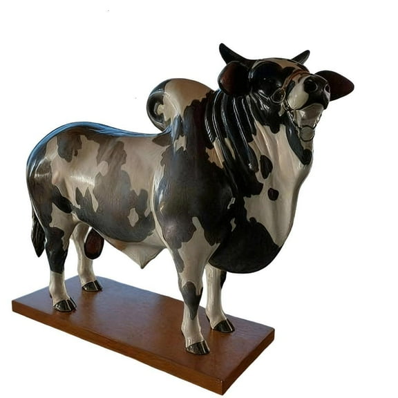 Liquor Dispenser With Realistic Bulls Statue Detail Ideal For Whiskey Rum Vodka