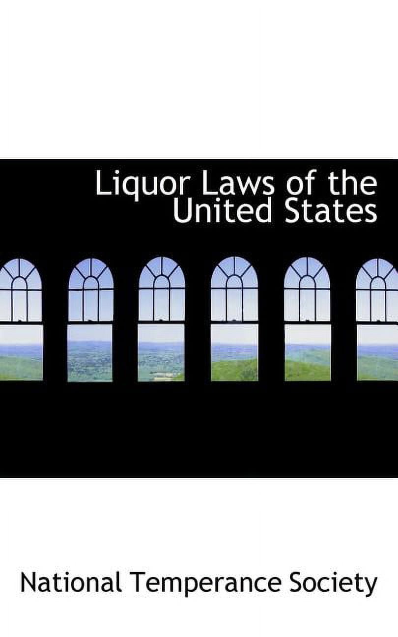 Liquor Laws of the United States (Paperback)