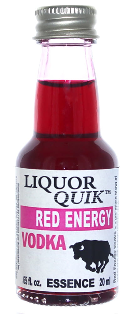 Liquor Quik Natural Vodka Essence 20 mL (Red Energy Vodka)