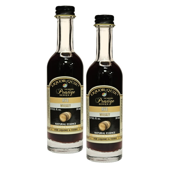 Liquor Quik Prestige Rye Whiskey Essence 50ml (Set of 2)