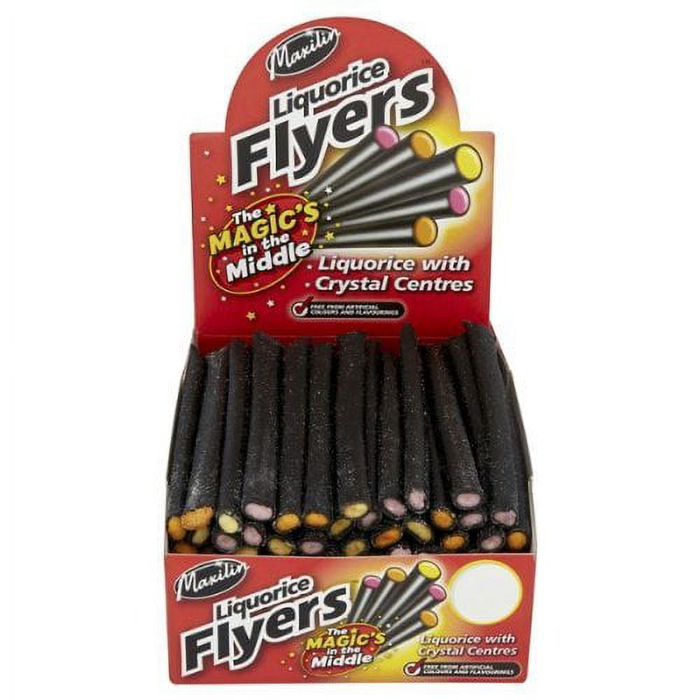 Liquorice Giant Flyers Box of 40