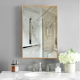 Lirago 38" x 26" Rectangular WallMounted Mirror Bathroom Vanity Mirror