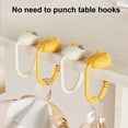 thumbnail image 1 of Lirehad 1/2Pcs Desk Hooks Handbag Hangers Funny Cat Design Strong Load-bearing Easy to Install Bag Holders Table Purse Hooks, 1 of 8