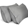 thumbnail image 1 of Lirex Queen Size Pillow Cases 20x30 Microfiber 2-Pack Grey, 1 of 6