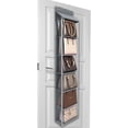 thumbnail image 1 of Lirex 6 Pocket over The Door Purse Organizer with Zipper, PVC Visual Compartment, Dust-Free, Gray, 1 of 7