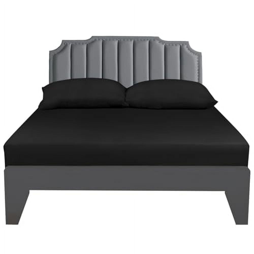 Toddler Bedding Set - 3 Pieces, Includes A Crib Fitted Sheet, Flat Sheet And Envelope Pillowcase, Soft And Breathable, Navy Cloud