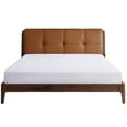 thumbnail image 1 of Lirex King Size Fitted Sheet, 100% Cotton Deep Pocket Bed Sheet, Soft Breathable White, 1 of 8