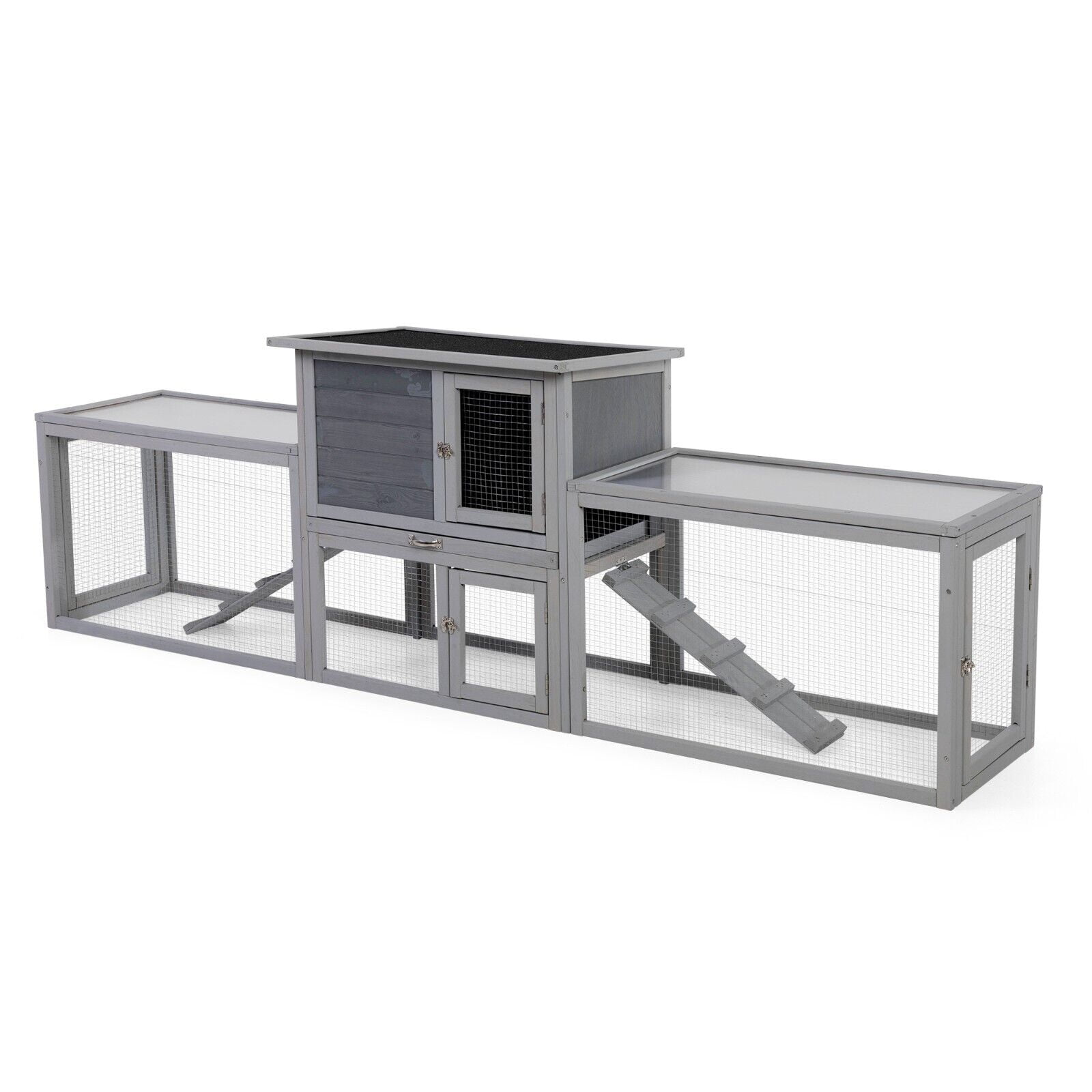 Lirted Rabbit Hutch Outdoor, 94.5