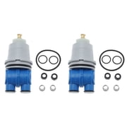 LisFaxbo 2 Packs RP19804 1300 1400 Series Bathtub And Shower Bathtub Replacement Faucet Shower Cartridge Filter Assembly
