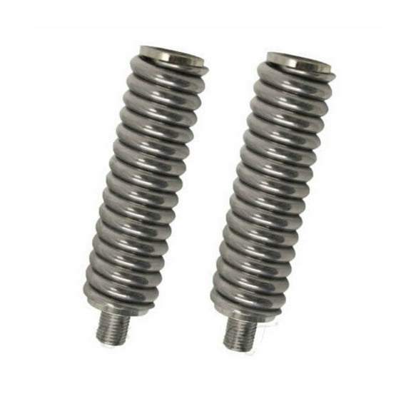 LisFaxbo 2 Packs Replacement Stainless Steel CB Radio Antenna Spring Bracket 3/8-24 Spring Holder