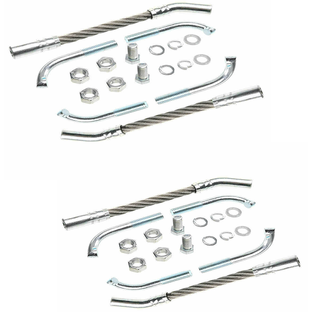 Universal Snowmobile Ice Scratchers - Pair With Mounts - Fits Polaris Ski-Doo Arctic Cat Yamaha