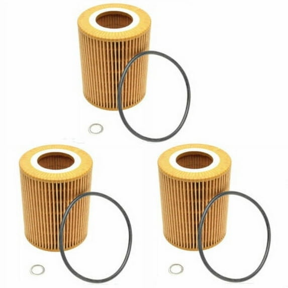 LisFaxbo 3 Packs HU 925/4 X Oil Filter For BMW E36 E39 E46 E60 E83 X3 325xi 525i 528i Z3 Z4 Replaces 11421427908 11427509430 11421740534