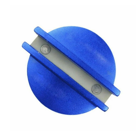 LisFaxbo Car Universal Floor Jack Disc Pad Slotted Magnetic Jack Pad Clip Welded Frame Rail Adapter Blue