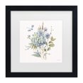 thumbnail image 1 of Lisa Audit 'Bohemian Blue 04 on white' Matted Framed Art, 1 of 1