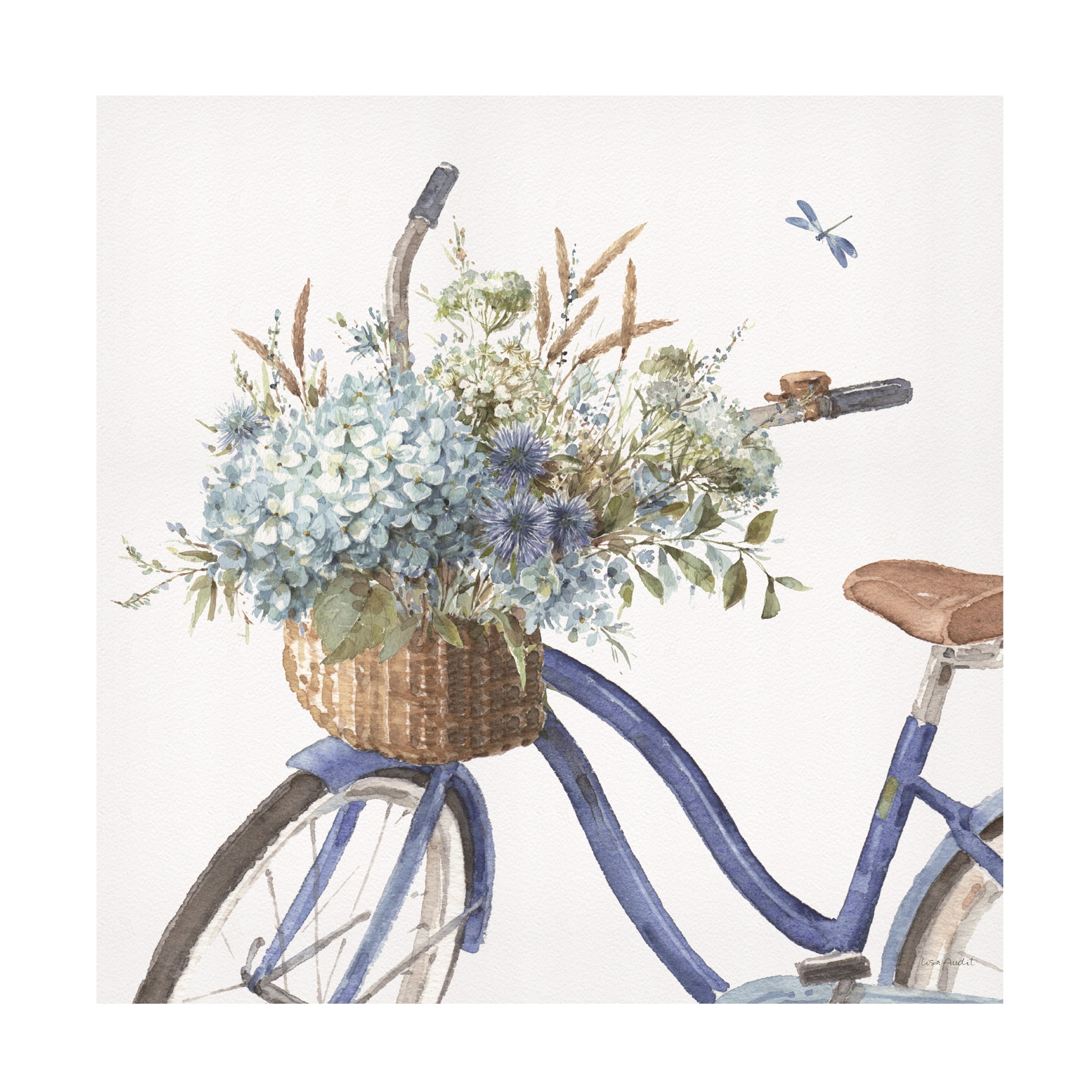 Lisa Audit 'Bohemian Blue 08 Square' Canvas Art