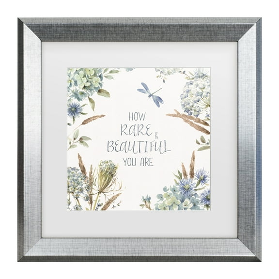 Lisa Audit 'Bohemian Blue 10' Matted Framed Art