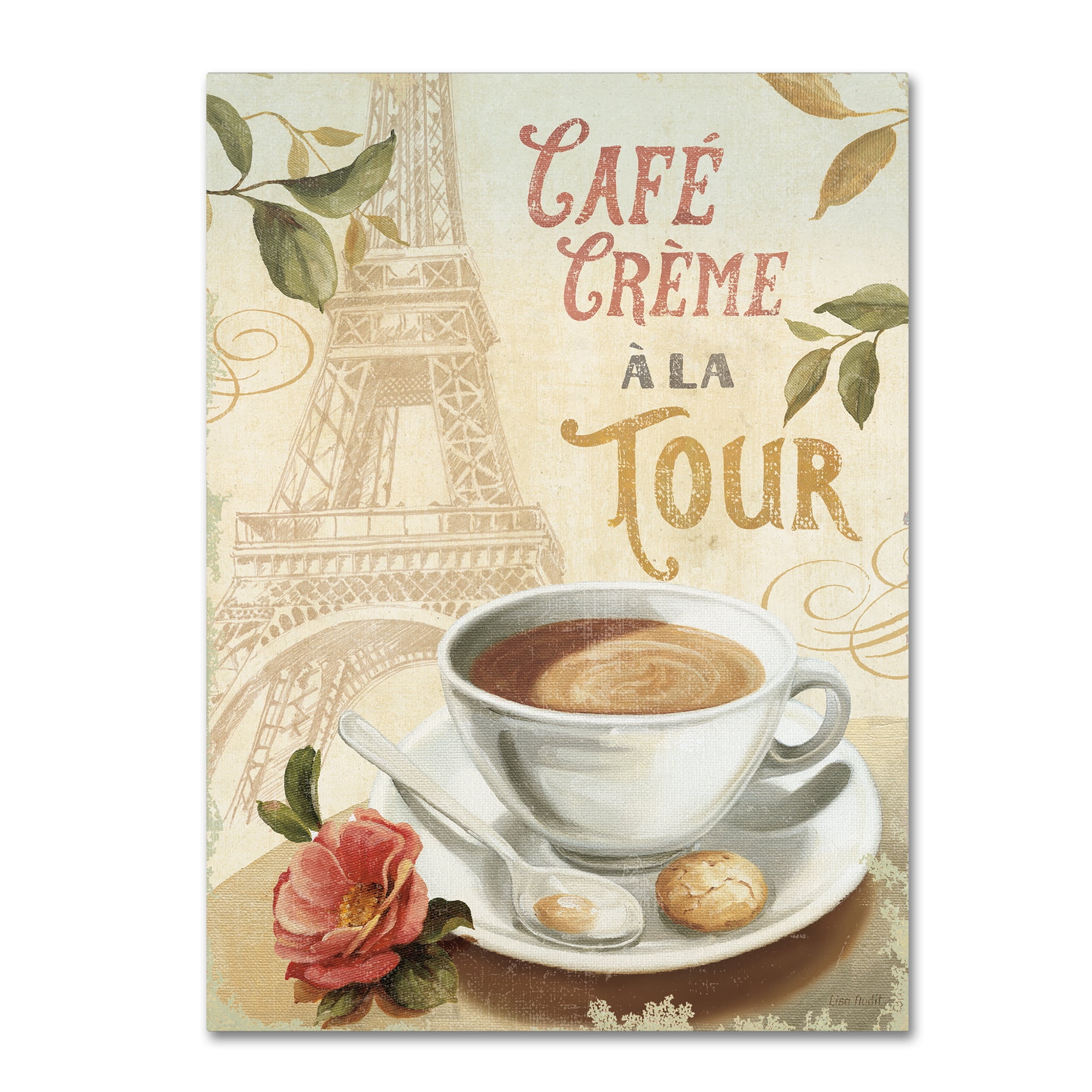 Lisa Audit 'Cafe in Europe II' Canvas Art