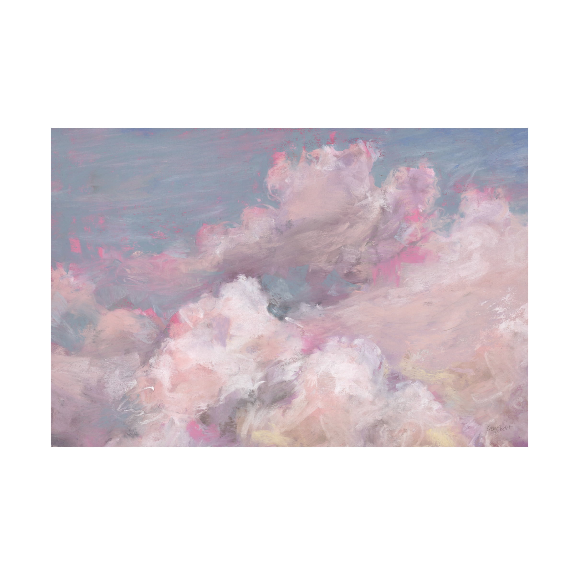 Lisa Audit 'Daydream Pink 01' Canvas Art