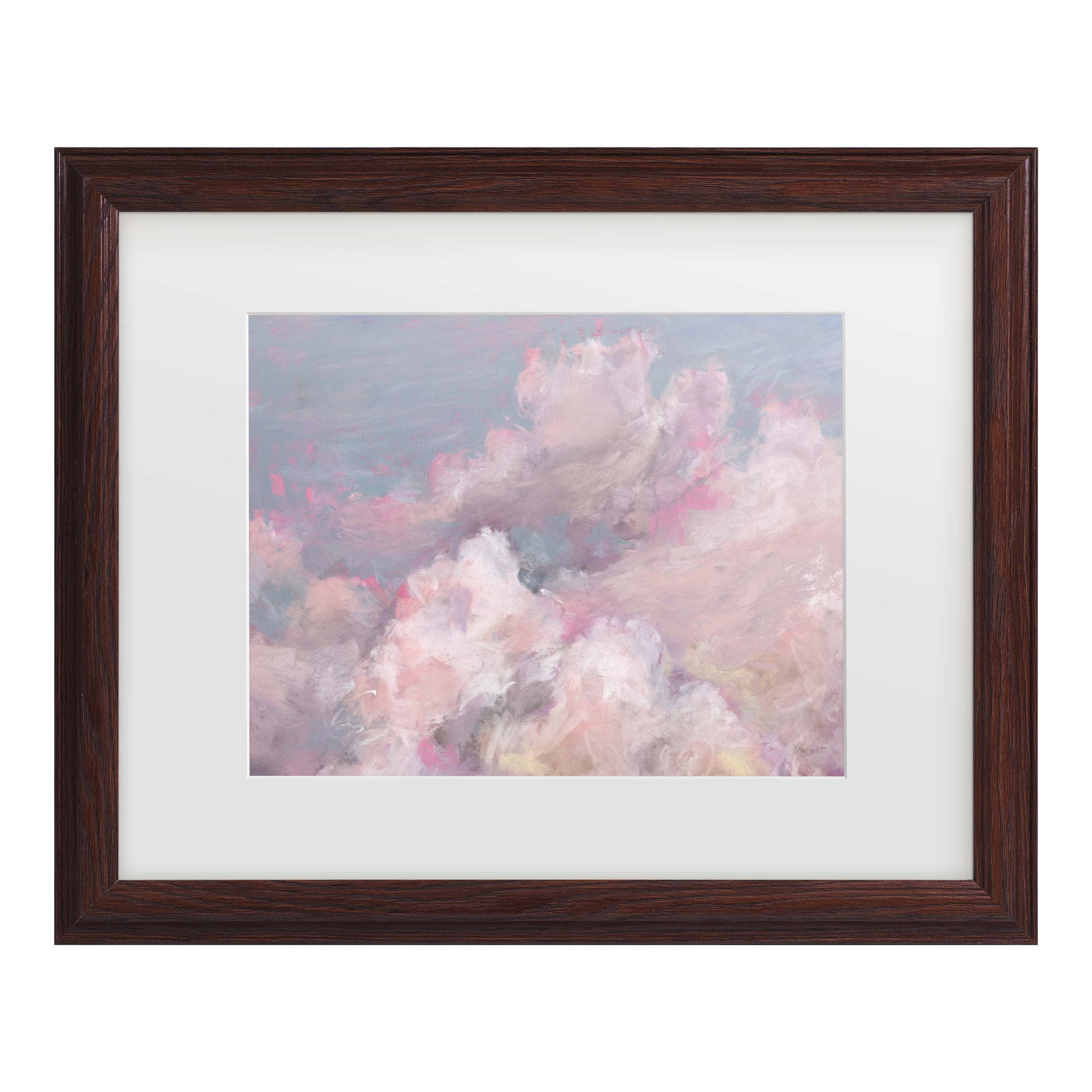 Lisa Audit 'Daydream Pink 01' Matted Framed Art
