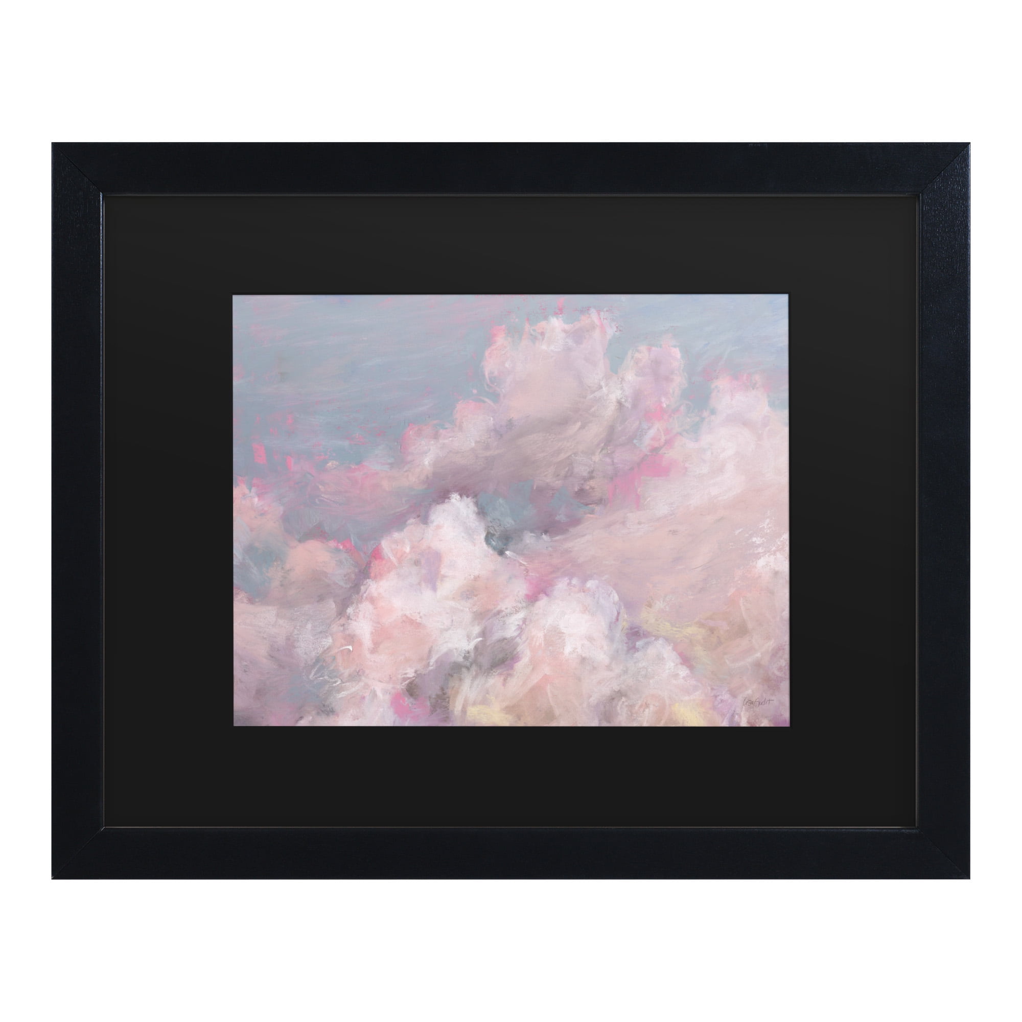 Lisa Audit 'Daydream Pink 01' Matted Framed Art