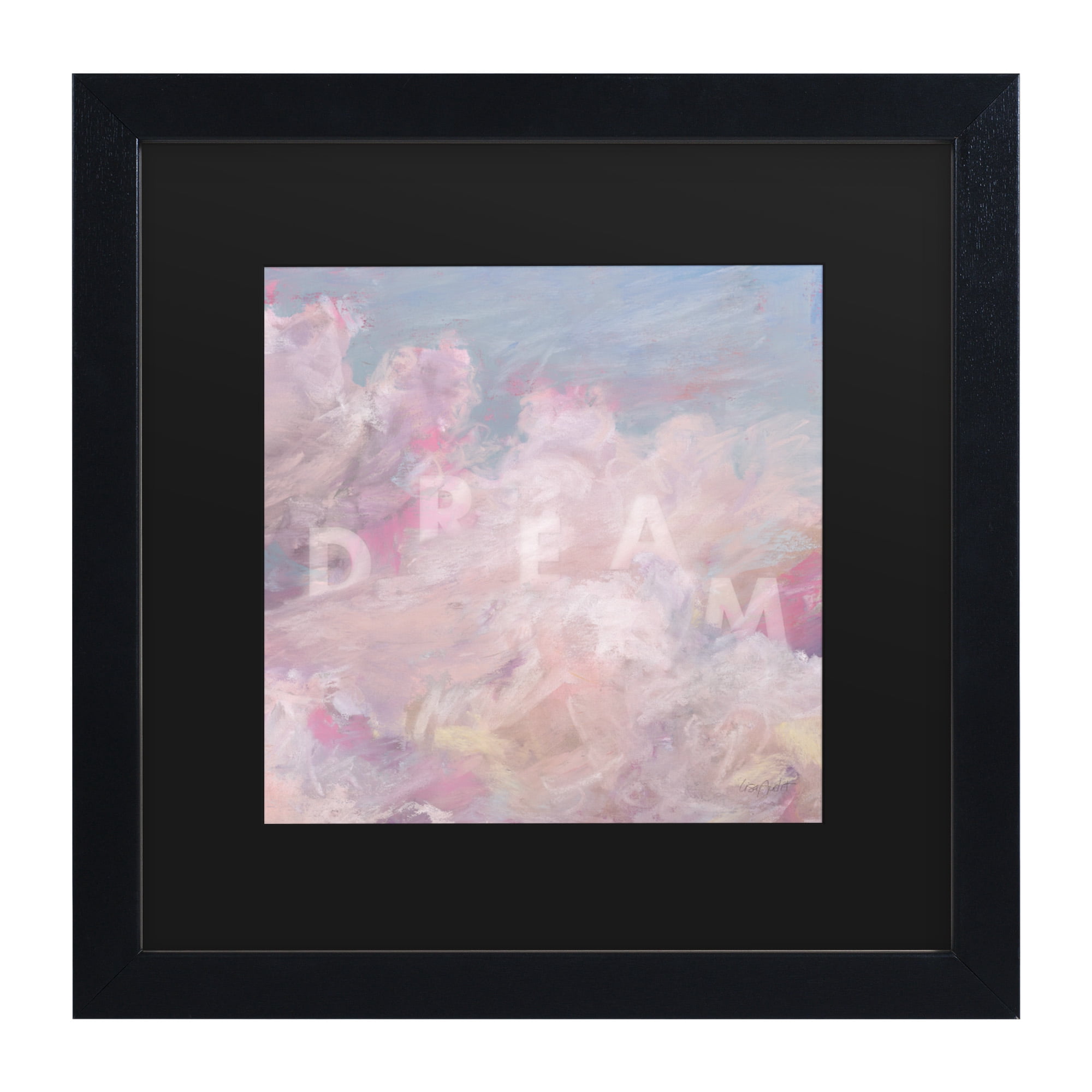 Lisa Audit 'Daydream Pink 04' Matted Framed Art