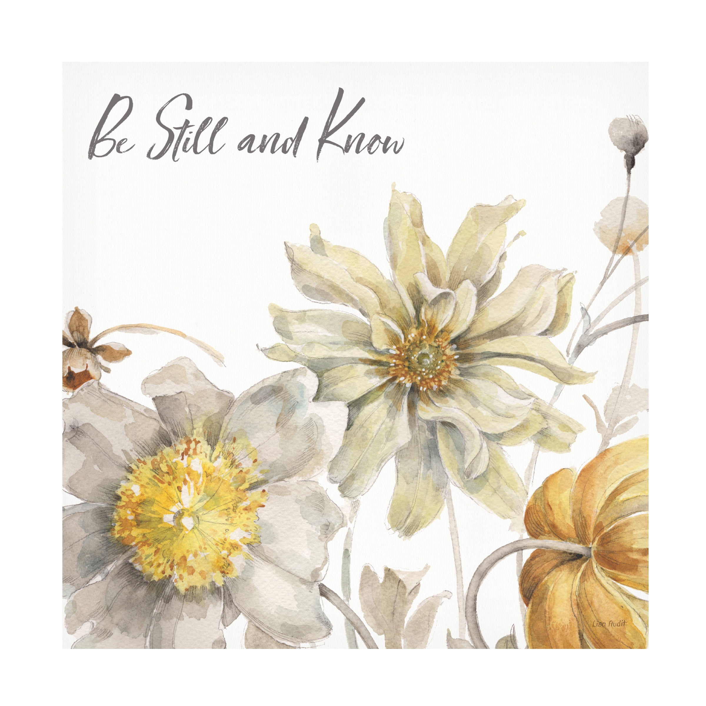 Lisa Audit 'Fields of Gold III Know' Canvas Art
