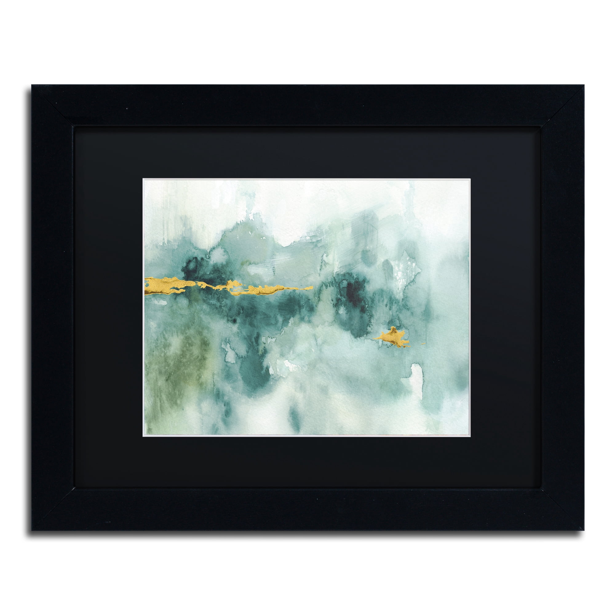 Lisa Audit 'Greenhouse Abstract I' Matted Framed Art