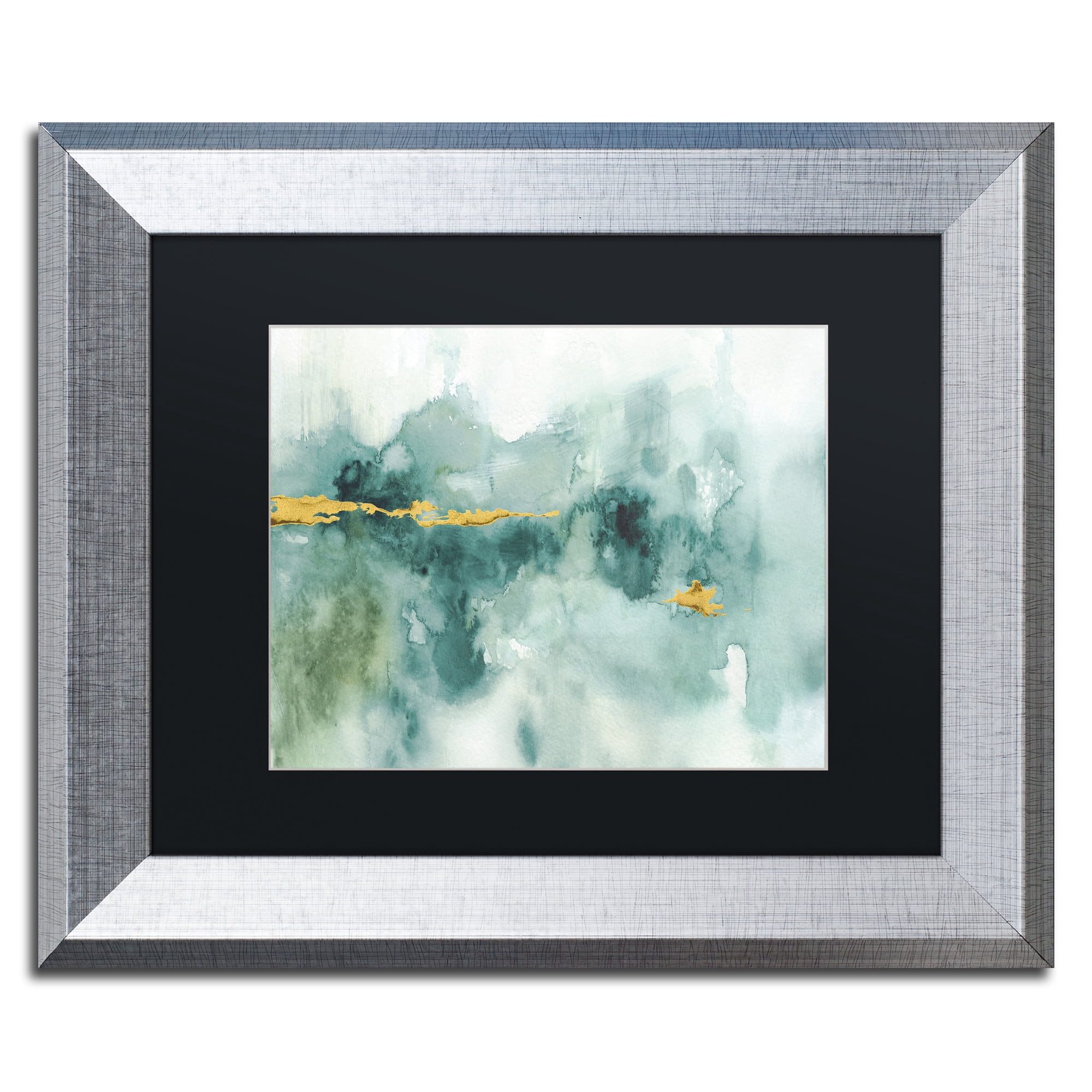 Lisa Audit 'Greenhouse Abstract I' Matted Framed Art