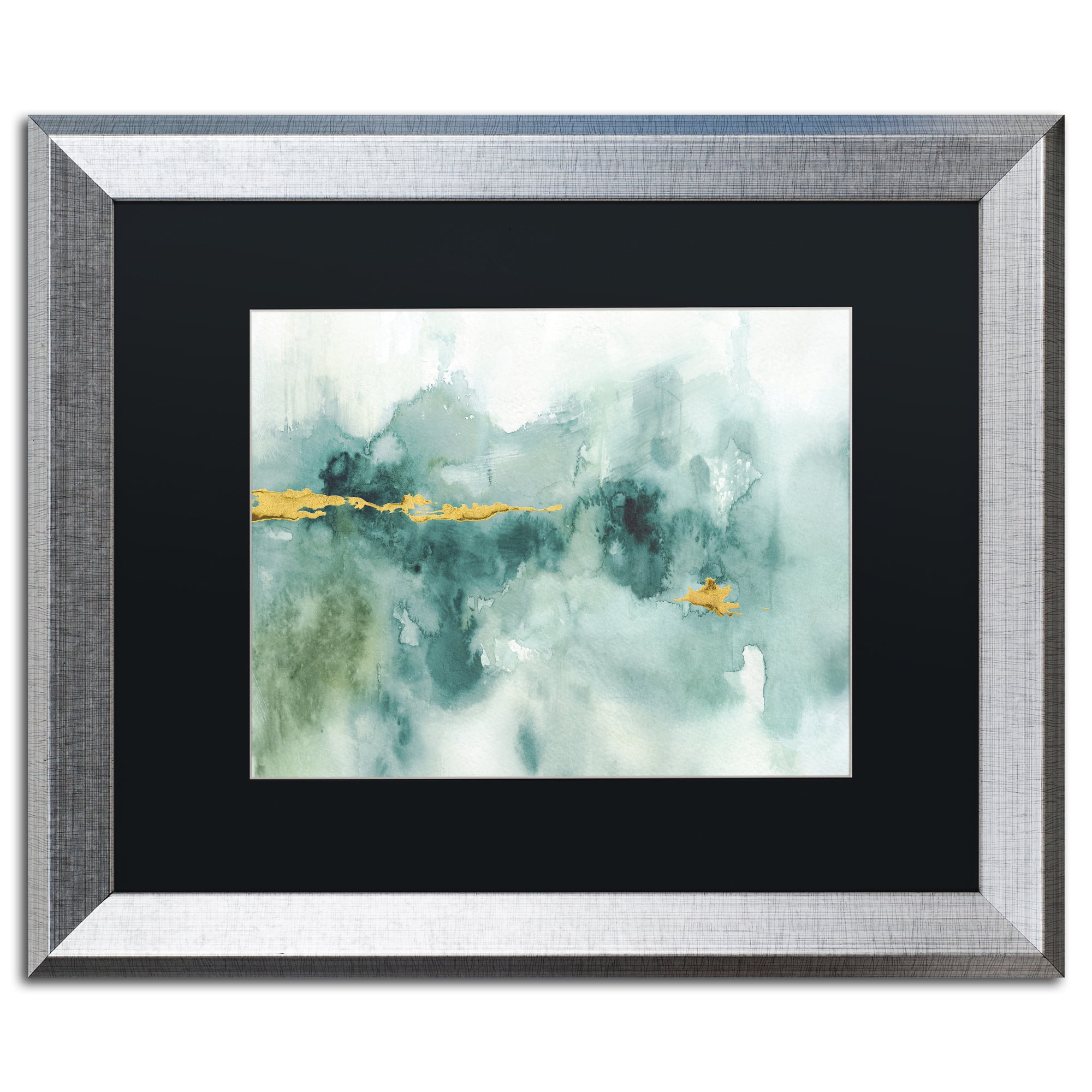 Lisa Audit 'Greenhouse Abstract I' Matted Framed Art
