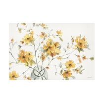 Lisa Audit 'Happy Yellow 01' Canvas Art