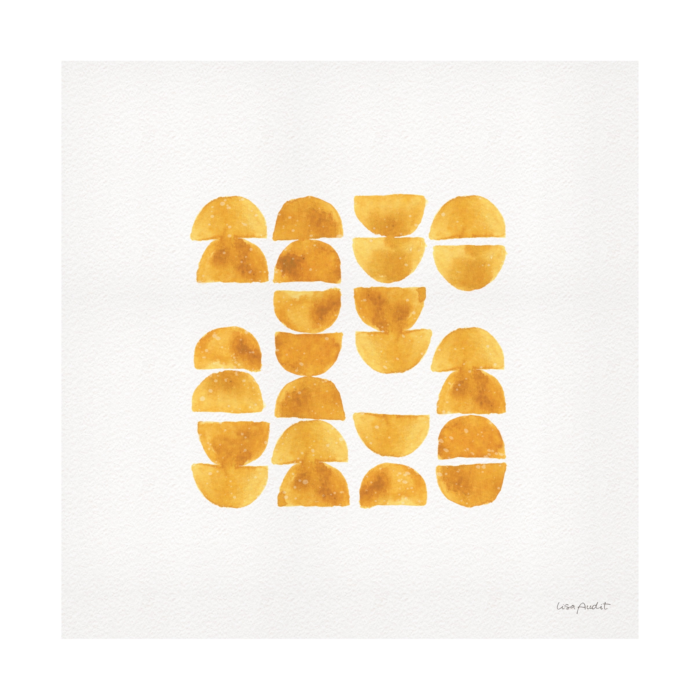 Lisa Audit 'Happy Yellow 13' Canvas Art