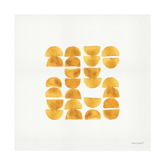 Lisa Audit 'Happy Yellow 13' Canvas Art