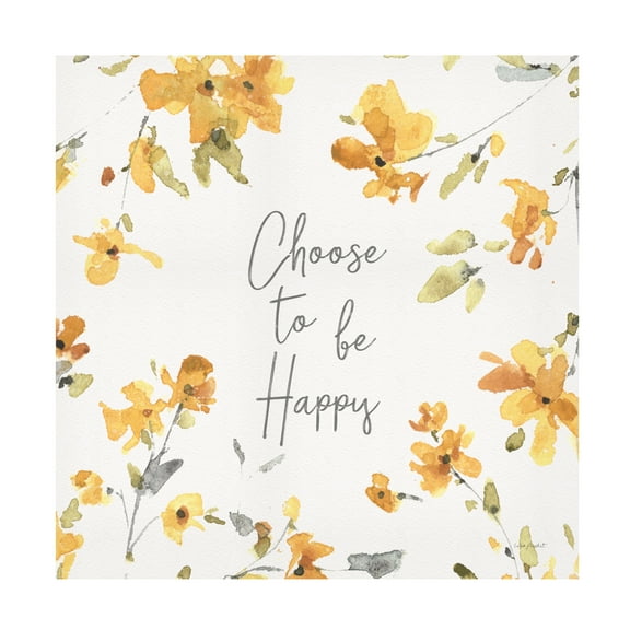 Lisa Audit 'Happy Yellow 20' Canvas Art