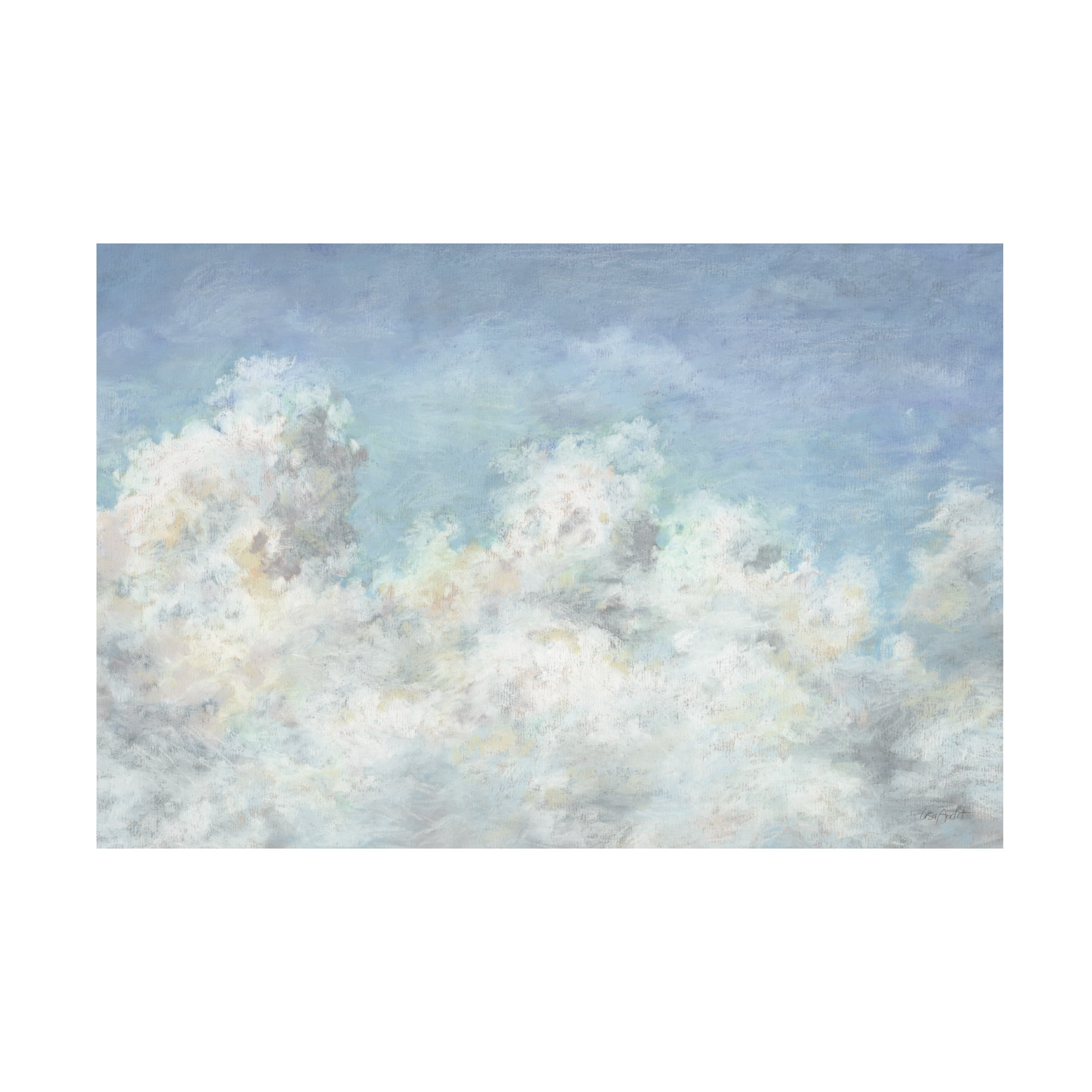 Lisa Audit 'Heavenly Blue 01' Canvas Art