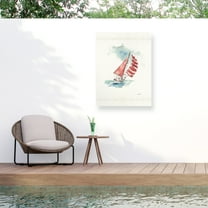 Lisa Audit 'In the Moment II' Outdoor Canvas 19x19