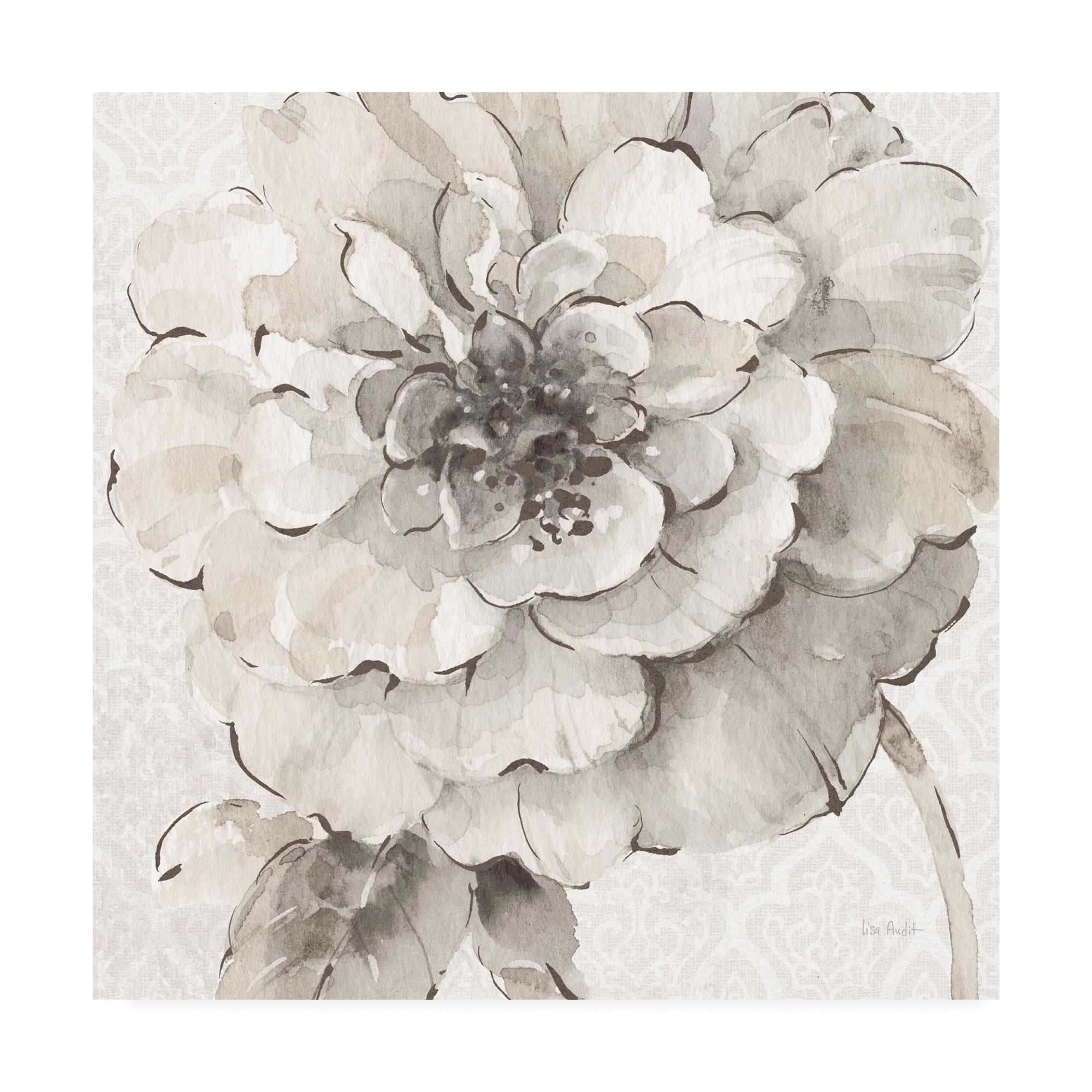 Lisa Audit 'Indigold Vii Gray' Canvas Art