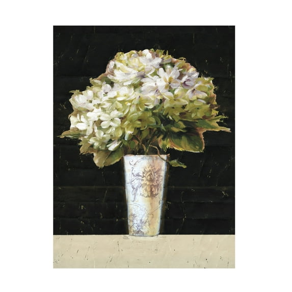 Lisa Audit 'Marche de Fleurs Bouquet Black' Canvas Art