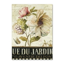 Trademark Fine Art Lisa Audit Marche de Fleurs II Canvas Wall Art - 24x32