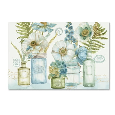 Lisa Audit 'My Greenhouse Bouquet I' Canvas Art