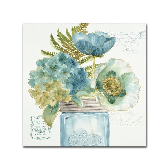 Lisa Audit 'My Greenhouse Bouquet III' Canvas Art