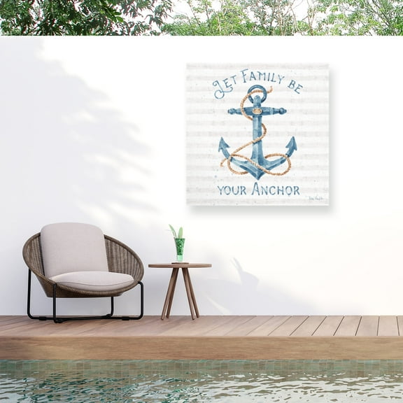 Lisa Audit 'Nautical Life IV' Outdoor Canvas 24x16