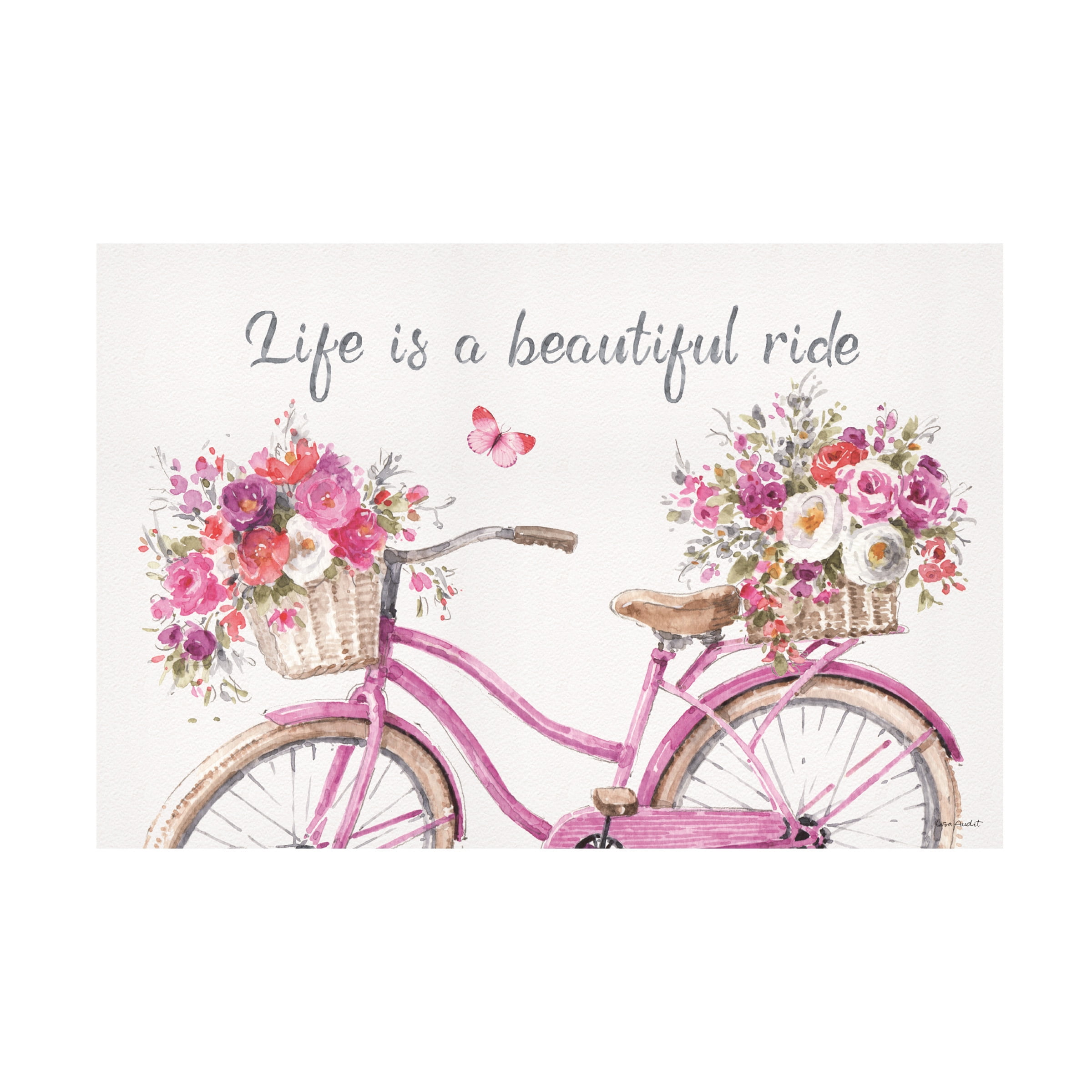 Lisa Audit 'Obviously Pink 13' Canvas Art