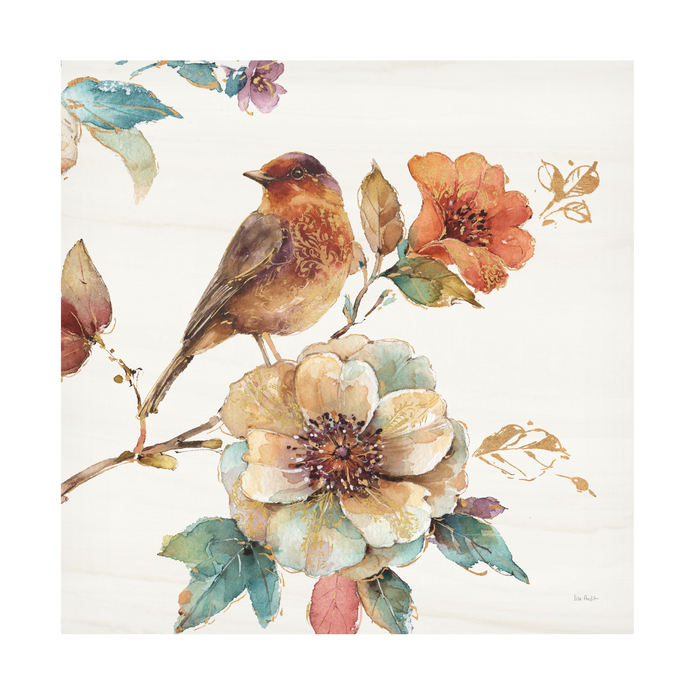 Lisa Audit 'Spiced Nature II Soft White' Canvas Art