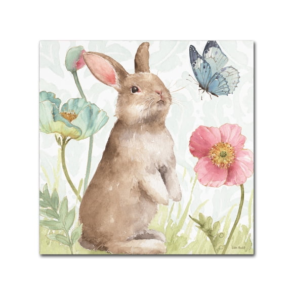 Lisa Audit 'Spring Softies Bunnies II' Canvas Art