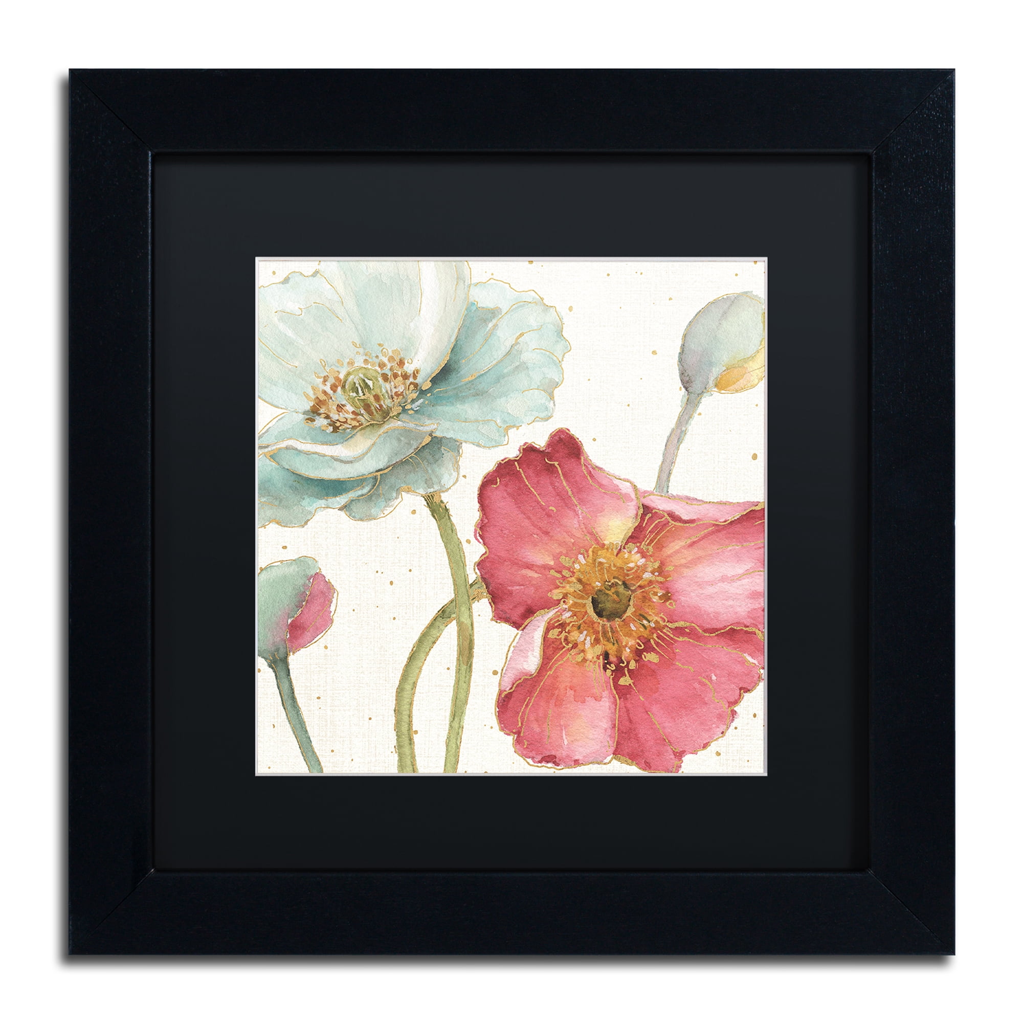 Lisa Audit 'Spring Softies II' Matted Framed Art