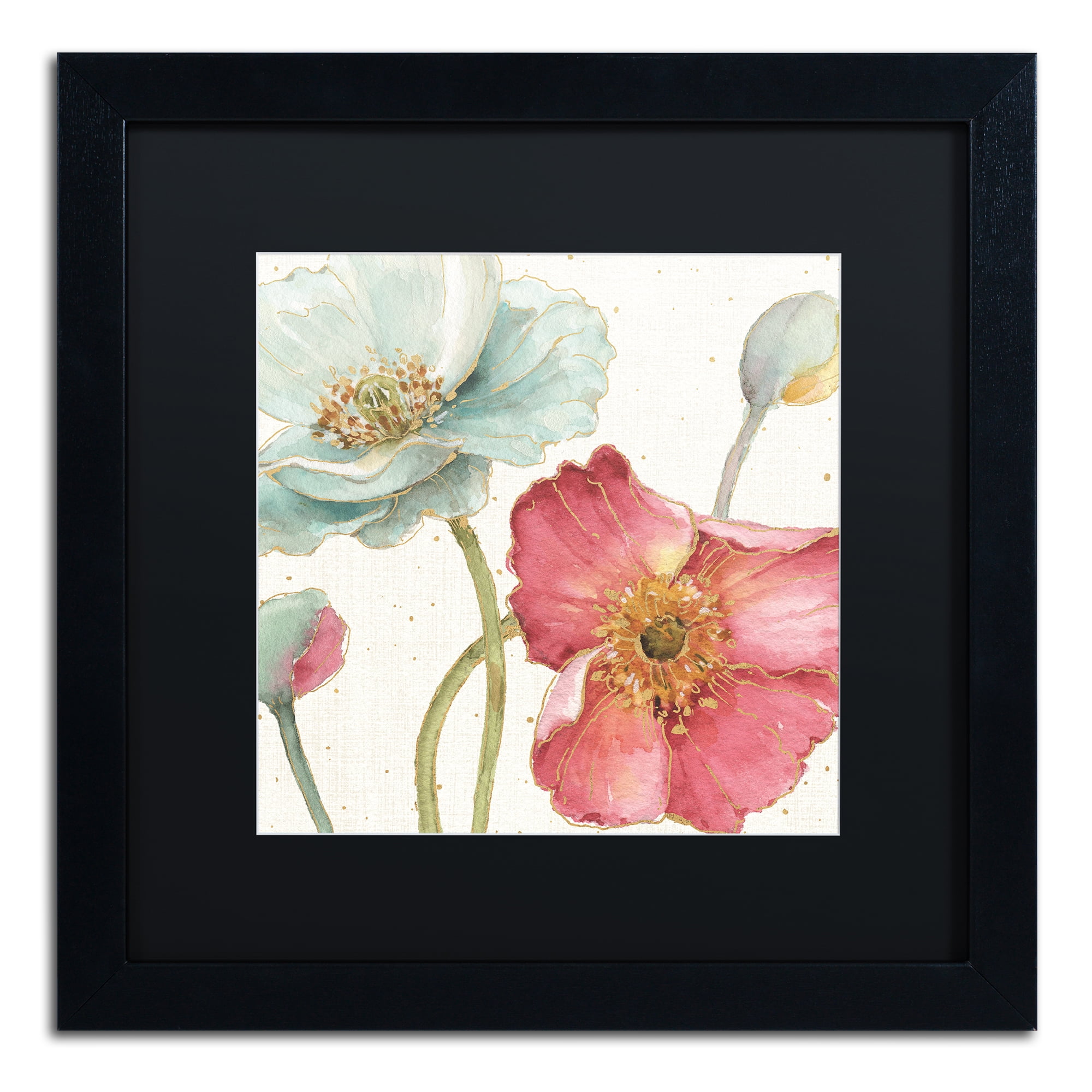 Lisa Audit 'Spring Softies II' Matted Framed Art