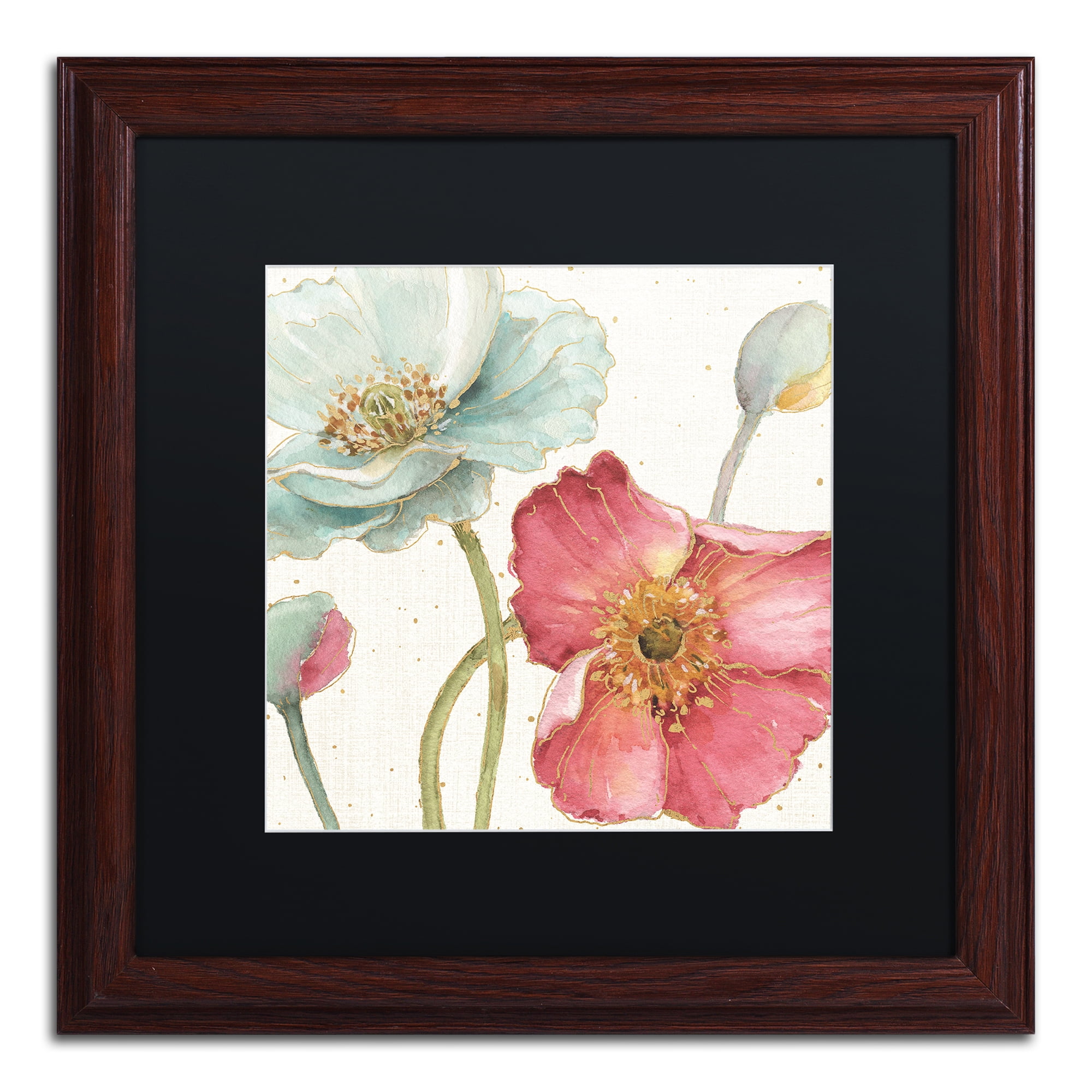 Lisa Audit 'Spring Softies II' Matted Framed Art