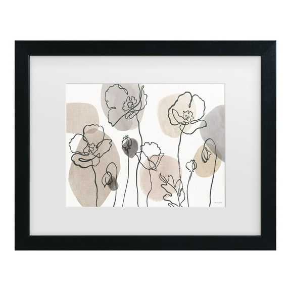 Lisa Audit 'Think Neutral 01' Matted Framed Art