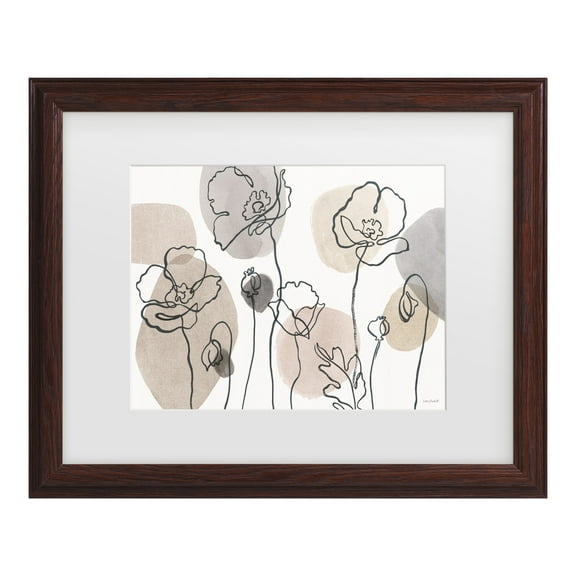 Lisa Audit 'Think Neutral 01' Matted Framed Art